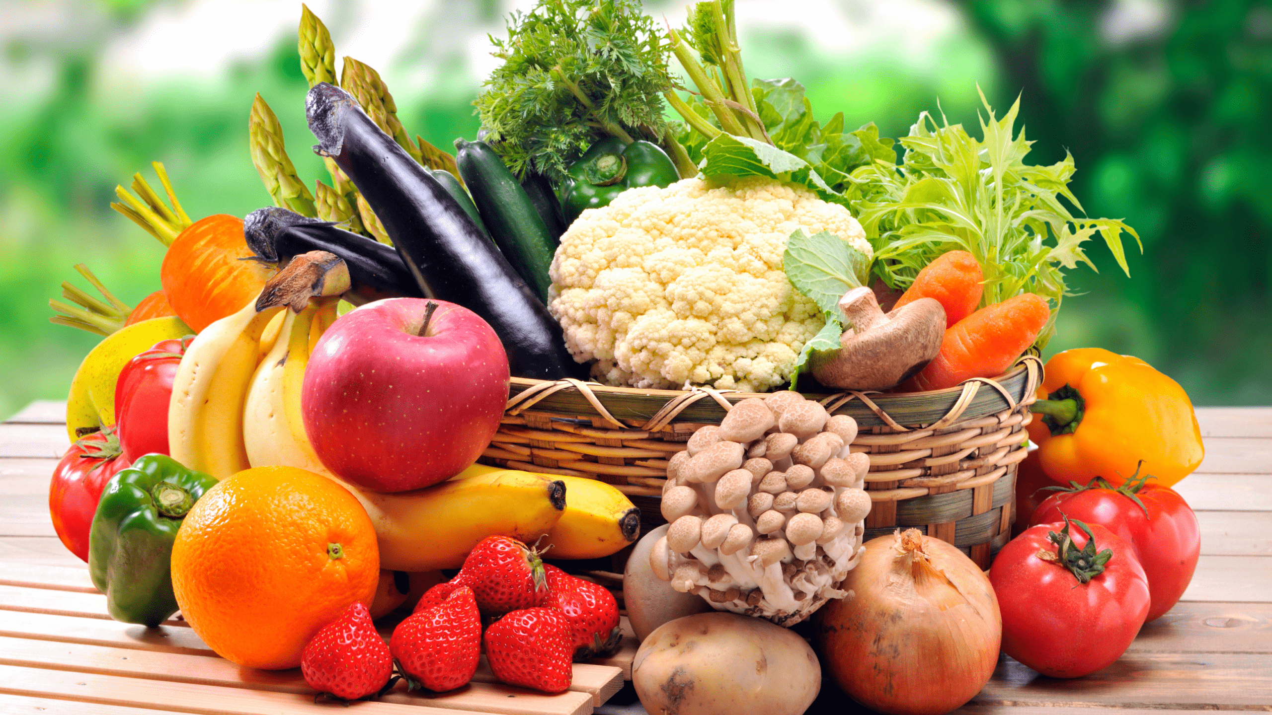 panier de légumes descente et reprise alimentaire alimentation saine et colorée